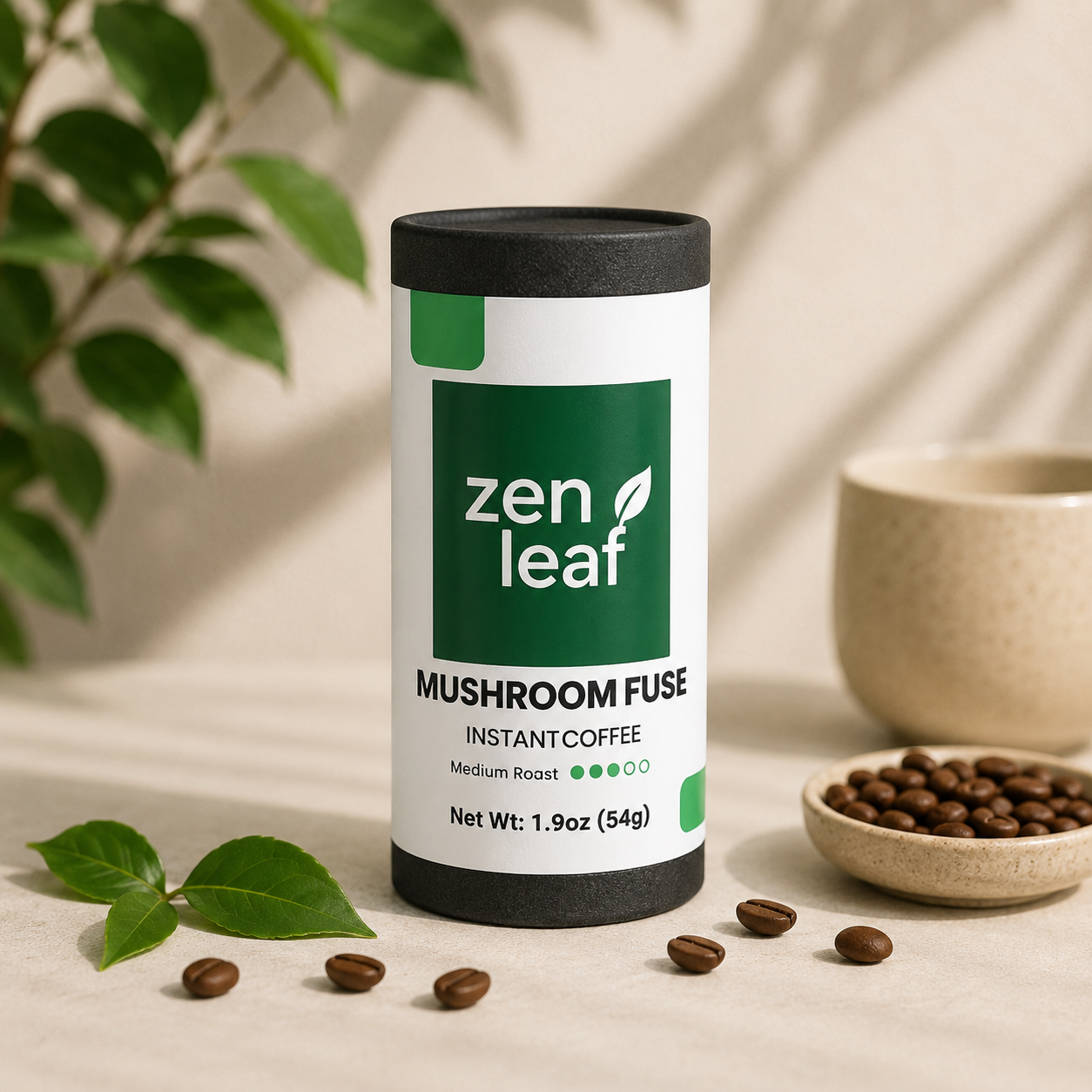 Mushroom Fuse Instant Coffee (Medium Roast)